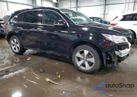 2014 Acura Mdx from USA, damaged, VIN 5FRYD4H24EB005603